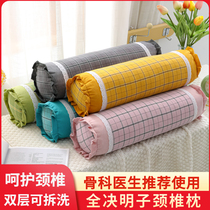 Pure cotton full sicklesenna Cervical Spine Pillow Large Cylindrical Pillow summer Go to Fire Minmu Adult sleeping Hard pillow