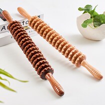 Wood Roller Massager Muscles Relax Wolverine Gym Fitness Meridians Yoga Stick Slim Leg Cervical Spine Roller Massage Stick