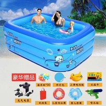 Childrens swimming pool large inflatable pool Home baby bath pool thick adult pool play