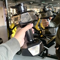 Dumbbell water cup creative dumbbell fitness kettle filled with water dumbbell water Cup 2500ml large capacity funny water Cup