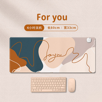 Japanese imported JHMO color heating mouse pad warm table pad office electric heating super large computer student table pad