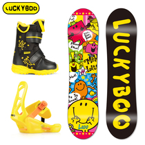 Luckyboo children snowboard snowboard set baby snowboard toddler full ski equipment cartoon snowboard