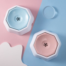 Cat drinking artifact dog bowl pet floating bowl cat dog drinking artifact not wet mouth pet automatic drinking water device