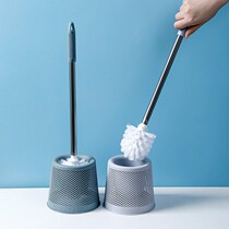 Long handle toilet brush set without dead angle toilet brush with base household toilet toilet toilet cleaning brush