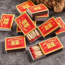 Disposable matches old-fashioned home safety retro outdoor picnic foreign fire materials nostalgic items after 78090
