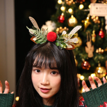 Christmas Decorations Diy Children Gift Small Gift Hair Stirrup Christmas Dress Headwear Atmosphere Decoration Pendulum