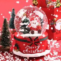 Creative Christmas gift crystal ball music box to send children girls girls boys girlfriends girlfriends