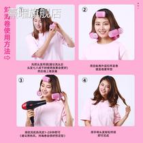 Air bangs lazy self-adhesive curling tube hair artifact pear flower inner buckle plastic curling iron hair