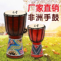 Xinjiang African drum nursery school beginner children Lijiang hands beat drum toy knocks to beat instrument lambskin drum 4
