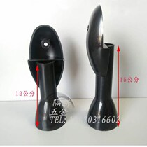 Toilet partition bathroom hardware accessories base nylon feet black door panel legs public toilet support hinge
