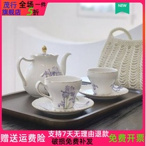 Coffee cup suit couple to cup light luxury afternoon teacup ceramic European-style coffee cup disc spoon gift package