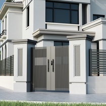 Stainless Steel Villa Courtyard Gate Venetian Gates Iron Art Gate Fencing Door Rural Entrance Doors Double Open Doors Baking Lacquered Doors