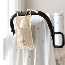 Baby stroller bedside hanging diaper bed fence storage bag out bottle bottle bag rack hanging basket
