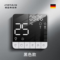 Yuba switch five-on touch toilet universal waterproof five-in-one 5-on smart touch screen switch panel 4 four-open