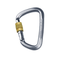 Singling Rock 50KN wire buckle lock trimotion automatic door D type steel lock climbing rock steel lock climbing lock