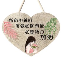 Entry door is facing the wall pendant welcome home decoration listed creative cute couple home motto room door home