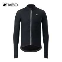 MBO Meissenland Mens catch suede long sleeve riding for flat sand black autumn and winter outdoor warm sportswear