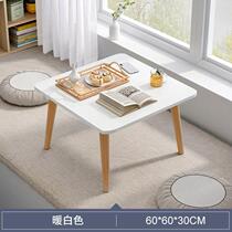Tatami sitting square table Window Balcony Floating Terrace Small Tea Table Minima Table Square Table Tea M2045 A Few Home Bedrooms