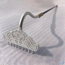 Nine-tooth nail rake west swine warfare instrument bend pig rake rake childrens festival stage show tree