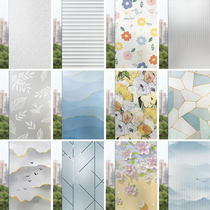 Frosted glass sticker light opaque bathroom toilet anti-disconnected glass paper shading window film