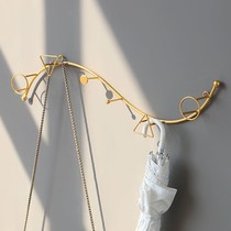 Nordic Light Extravagant Iron Art Hook Key Hanger Entrance Door Mouth Creative Genguan Wall Upper Containing Clothes Hanger Decoration