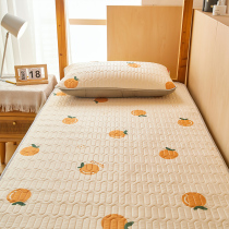 Latex Cool Mat Ice Silk Student Dorm Room Single Bed Mat Washable Folding Mat bunk up and down Sleeping Room Winter Summer Dual-use