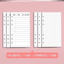 Bookkeeping ins Japanese high-value family multi-function financial management cute student notebook storage details hand account