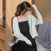 Accessories pendant with skirt jacket knit small cardiovert slim fit summer sunscreen woman short length sleeve blouse with shoulder outside lap