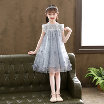 Girls dress Summer 2022 New child dress CUHK Boy short sleeve Ocean Gas Childrens Tennis Girl Princess Dresses