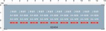 62404 Full plastic 1 87 Dongfeng 9239 1478 Upper Bureau Fukuo Train Model Water Label Customized