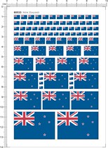 60533 New Zealand Flag New Zealand Paper Model Water Sticker Water Transfer Custom Custom Customized