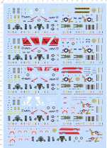 68753 full-page navy tomcat Shark Model F14 Aircraft Model Water Sticker Aircraft USA