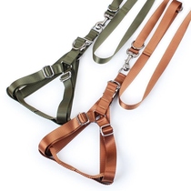 Hot Selling Gold Hair Traction Rope Dog Chain Sub large dog Puppy Chest Harness Dog Rope Medium Labra Doghsch Dog