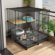 Hot Selling Cat Cage Wholesale Villa Cage Home Interior House With Toilet Big Self Made By Space Small Kitty Cat Nest