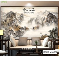Heiner Baichuan Bamboo Wood Fiber Integrated Wall Panel Landscape Living-room Office Background Wall wall Wall Panel Hotel Sofa Buttonboard