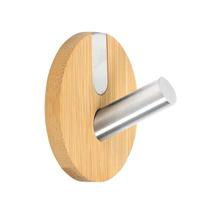 Manufacturer stock source Amazon Spoon Clothing Stainless Steel Bamboo Wood Hook Free Door Rear New Sticky Key Glue Diagonal Hook