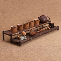 Vines Woven Containing Box Tea Set Teacup Shelf Teapot Shelf Tea Leaves Tank Containing Box Straw-Made Trays