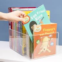 Desktop bookshelf small childrens table shelf baby simple small bookshelf picture book rack transparent storage box