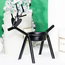 ins wind creativity elk candlelit candlestick swing piece Nordic living room table romantic candlelight dinner props decorations