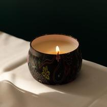 Dream Rotating Candle Holder Unicorn Walk Horse Light Bedroom Snowflake romantic pendulum Windmill Fragrant candle Tray Gift