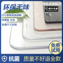 Antibacterial odorless transparent table cushion advanced minimalist modern pvc table cloth soft plastic glass table cushion customised