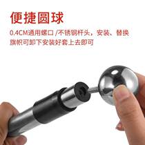 Telescopic flagpole outdoor 2m advertising kindergarten hand-held flagpole 3m stainless steel 6 shrinkage 4m lift and shrink flagpole