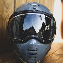 FOGY strap goggles Mongolian Star Wars special lens goggles electroplated silver motorcycle retro lens