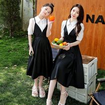 Pro-sub-dress Senior High End 2022 Summer clothing New wave fake Two Lions dress Mother woman Dress Foreign Air Superior