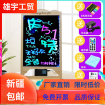 Display Card Character Screen Shine Small Blackboard Fluorescent Screen Handwriting Board Controller Commercial Desktop Led Fluorescent Board Sign