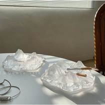 Nordic style light and luxurious ashtrays Pole minimins Home Living room Office Creative currents Snow Mountain Iceberg Swing