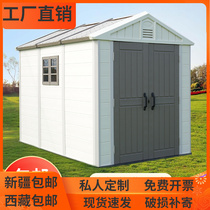 Xinjiang Tibet outdoor tool room garden courtyard outdoor storage storage roof simple assembly removable