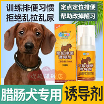 Sausage Dog Special Booby Pet Guide God dog on the toilet Location Defecation Inducing Agent Bowels