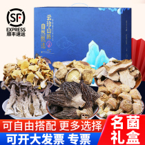 Yunnan native products wild mushrooms mountain delicacies dry goods nutritious mushrooms gift boxes Mid-Autumn Festival Spring Festival gifts gifts