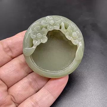 重要なコレクション品 清時代 和田玉 瓢箪 型筆洗 中国古代 玉器